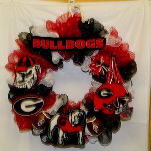 GEORGIA BULLDOGS WREATH